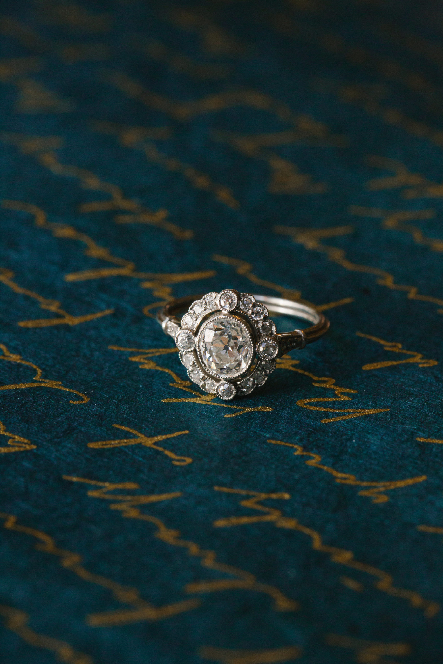 Diamond engagement ring Vintage diamond ring Insure your engagement ring. Proposal.